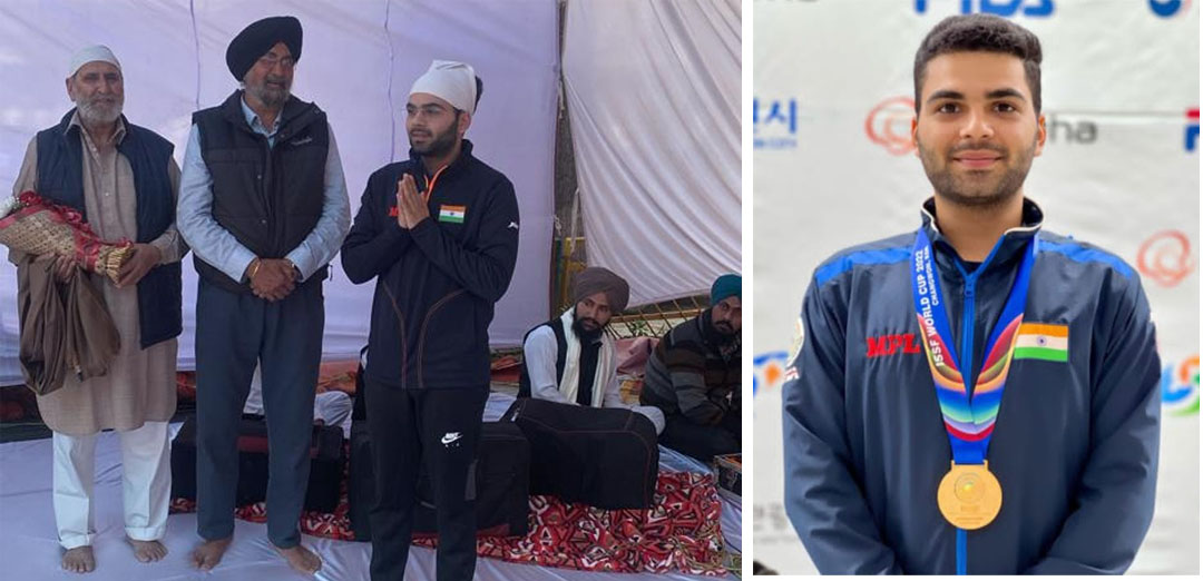 2024 ਦੀਆਂ ਪੈਰਿਸ ਉਲੰਪਿਕ ਖੇਡਾਂ ਵਿੱਚ ਆਪਣੀ ਸੀਟ ਪੱਕੀ ਕਰਨ ਵਾਲੇ ਏਅਰ ਪਿਸਟਲ ਨਿਸ਼ਾਨੇਬਾਜੀ ਦੇ ਖਿਲਾੜੀ ਅਰਜੁਨ ਬਬੂਟਾ ਦਾ ਸਨਮਾਨ ਕੀਤਾ